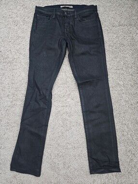 J Brand Jeans Womens 28 Coated Pencil Leg Venom Skinny Stretch USA